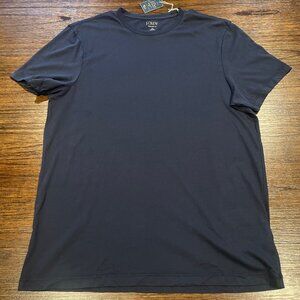 NEW J.Crew Men's L Navy Slim Broken-In Tee Short-Sleeve T-Shirt Crewneck AG911